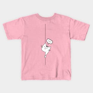 Cat look up T-shirt Kids T-Shirt